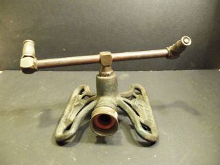 Old Keystone brass sprinkler. PHILA. PA Dual head spinner.