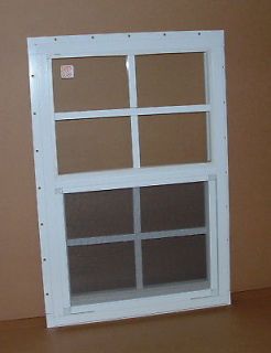 Shed Window Chicken Coop Playhouse 14x21 White J chan Lot of 4 Safety 