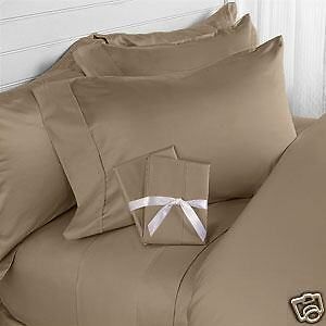 1200 count queen sheet sets egyptian cotton solid taupe time