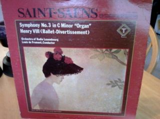 SAINT SAENS Symphony No. 3 In C Minor QUAD Organ NM