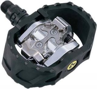 shimano m 424 spd clipless pedals w cleats new black