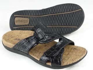 Super Deal  ORTHAHEEL Shoes Womens HOLLY Slide Sandal Black Size US 