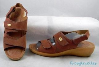 Fly Flot womens slingback sandal wedges shoes 11 M EUR 42 brown 