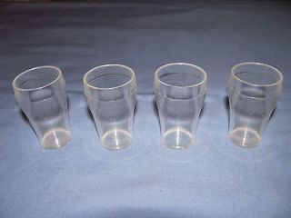   7UP Soda/Pop Dispenser Toy Cups Set of 4 Small Plastic Excellent