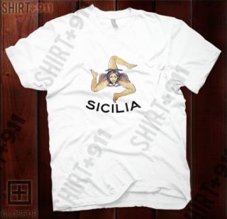 sicilia trinacria t shirt sicily mafia italy 0407 more options
