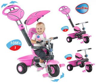 Smart Trike Sport 3 in 1 Multi Featured Babies Tricycle Pink NEW SAME 