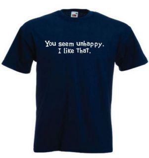 you seem unhappy funny scrubs navy standard t shirt location