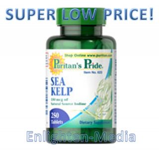 SEA KELP 150 MCG 250 TABS NATURAL SOURCE OF IODINE FOR HEALTHY THYROID 