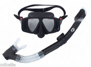 Frameless Mask & Dry Snorkel   Silicone Set WIL DS 10B Snorkelling 