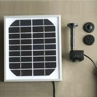 9V Solar Panel Power Fountain Pool Water Pump Garden Plant Watering 