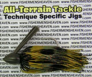 All Terrain Tackle GRASS PUNCH Jig   1/2oz   AT CRAW   Set of 2   FREE 