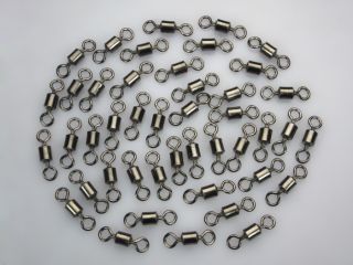 lots 100 fishing rolling swivels solid rings 1 from canada