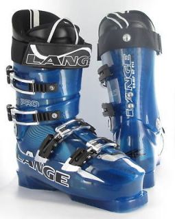 Newly listed Lange Comp Pro Crazy Blue Transp 2008 Ski Boots 25.5