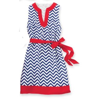 new mud pie game day dress blue red s m l