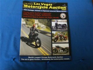 las vegas motorcycle auction 2008 program misc m 104 time