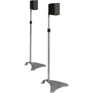 speaker stands balck stand pair duty base new atlantic time