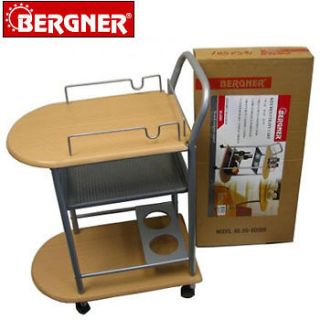 BERGNER Deluxe Entertainment Rolling Utility Party Cart Model No BG 