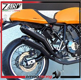 Zard Black Steel Street Legal ZD019SSO Exhausts Ducati Sport 1000 