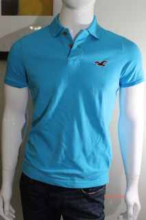 hollister men turquoise pacific polo short sleeve t shirt more options 