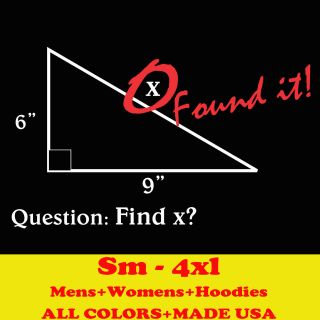 FIND X FOUND funny geek science math cool s m l xl 2xl 3x 4x mens t 
