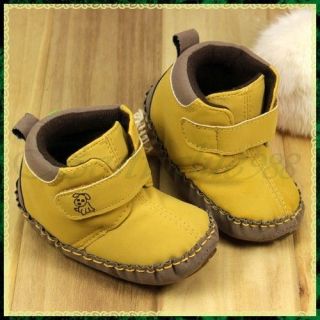   Infant for Baby Boy Toddler Velcro High Top Soft Sole Shoes NEW