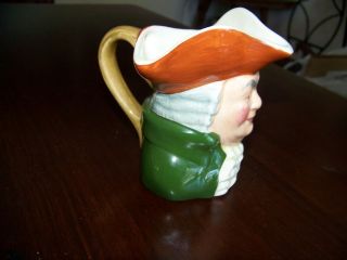   SYLVAC Toby Style Creamer, Staffordshire England, SQUIRE, Hand Painted
