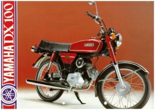 YAMAHA Brochure DX100 1978 Motorcycle Sales Catalog REPRO