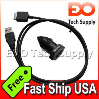 Car Charger Sync Cable for SONY Walkman  Player NWZ E464 NWZ E463 