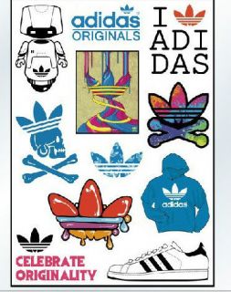 11 of adidas originals logo vinyl sticker decal rare from
