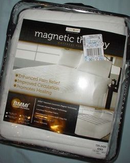 Restonic Magnetic Therapy Mattress Pad King Size New NIB Retail MSRP $ 