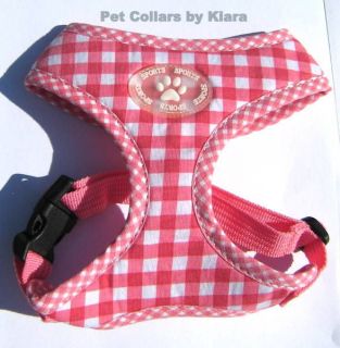 pretty small dog teacup chihuahua puppy cotton mesh harness xs