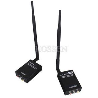 4GHz Wireless 3W Audio Video AV Signal Transmitter Sender Receiver 4 