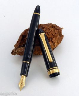   Profit 1911 21kt Gleaming Black Mid size Gold MF nib Fountain Pen