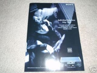 sony cdp xa7es cd player ad from 1997 time left