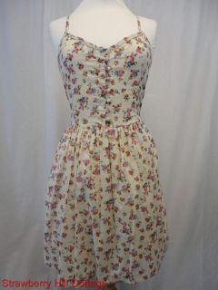 Atmosphere ditsy floral lined cotton summer spaghetti strap dress