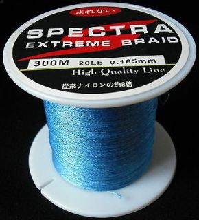 spectra extreme braid fishing line 300m 20lb blue from china