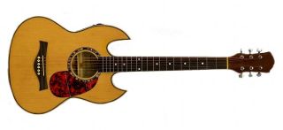   ELECT​RIC GUITAR   NATURAL SEPELE SPRUCE WOOD Thin SG Double Cutaway