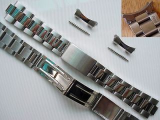 20MM STAINLESS STEEL OYSTER BRACELET BAND FOR ROLEX MEN AIRKING 