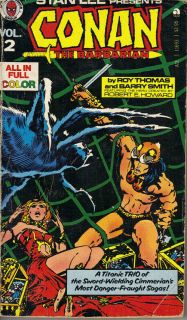   1978 Comic Conan the Barbarian Vol 2 Full Color Stan Lee Tempo Books