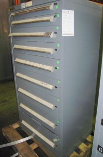 stanley vidmar 9 drawer tooling cabinet  1100