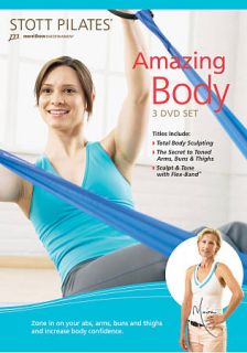 Stott Pilates   Amazing Body 3 Pack DVD, 2009, 3 Disc Set