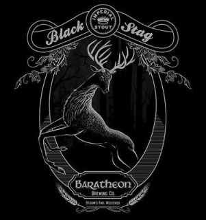   Baratheon Beer Black Stag Stout Satire Teefury Ladies Shirt NEW