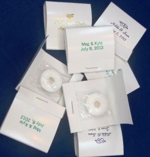 25 custom printed matchbooks mintbooks wedding birthday bridal shower 