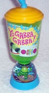   Gabba Gabba Fun Float Brobee Sipper Straw Cup Toddlers Kids Boys Girls