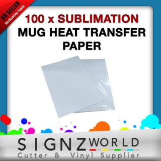 Quality 100 A4 Sheets Sublimation Transfer Paper heat press
