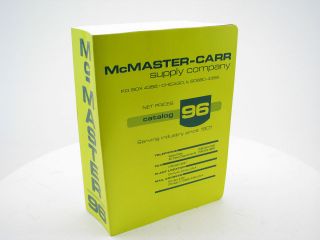 mcmaster carr chicago illinois 96 catalog 1990 