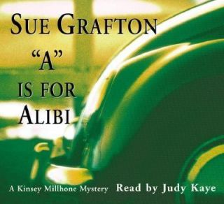 Is for Alibi by Sue Grafton 2001, CD, Abridged