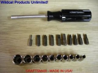 Newly listed CRAFTSMAN 21 PC. TOOL SET   MAGNETIC DRIVER SET + 10PC 1 