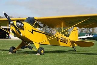 Scale PIPER J 3 CUB Full Size Plans, Patterns & Instr. 140 in ws 