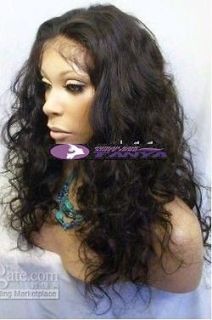 african american lace front wigs malaysia curly / wavy remy human hair 